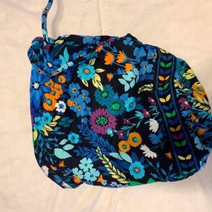 Vera Bradley Midnight Blues drawstring laundry Bag